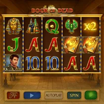 KinBet - Machine à sous Book of Dead - Casino en ligne suisse