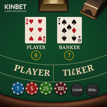 KinBet - Baccarat - Nervenkitzel für Highroller